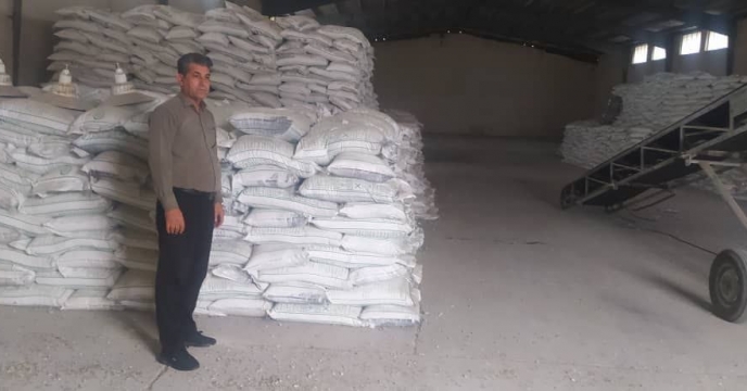 بازدید کارشناس فنی شرکت خدمات حمایتی کشاورزی استان هرمزگان از انبار سازمانی استان