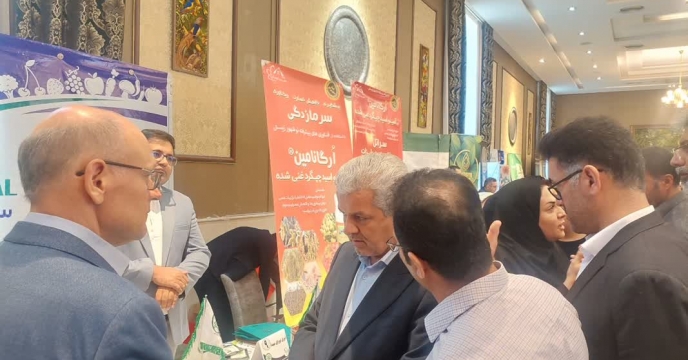 حضور ریاست سازمان جهاد کشاورزی در همایش بازاریابی کود استان همدان