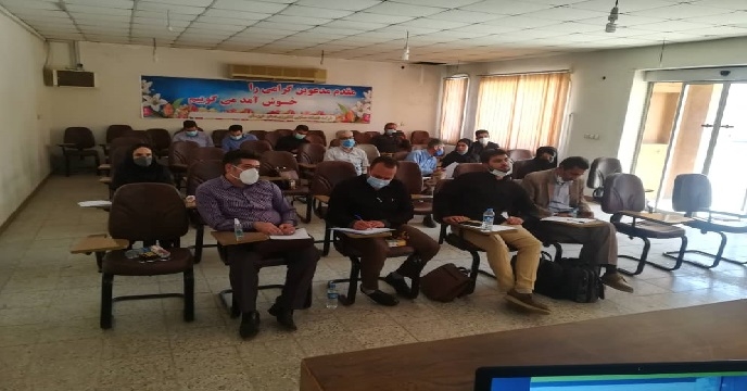 جلسه آموزش صدور حواله الکترونیک از طریق ویدئو کنفرانس در استان خوزستان