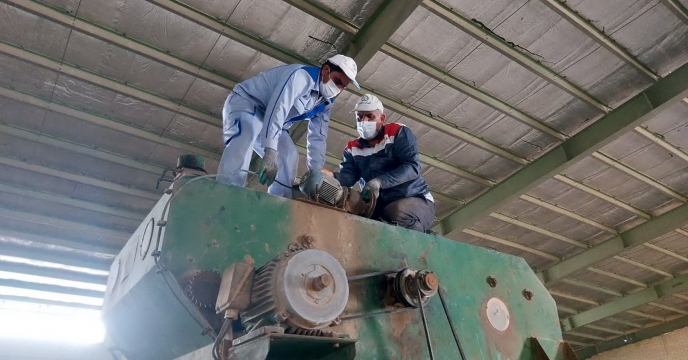 بازدید کارشناس معین شرکت خدمات حمایتی کشاورزی استان سیستان و بلوچستان از سامانه بوجاری استان