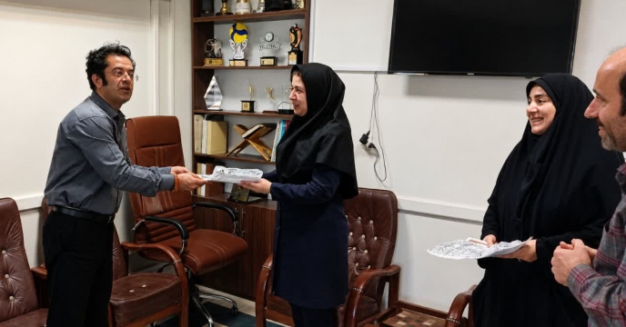 تقدیر از بانوان شرکت خدمات حمایتی کشاورزی استان همدان بمناسبت روز عفاف و حجاب