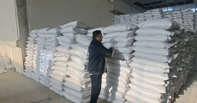 تامین میزان 200 تن کود فسفات در انبار سازمانی شرکت خدمات حمایتی کشاورزری جنوب کرمان