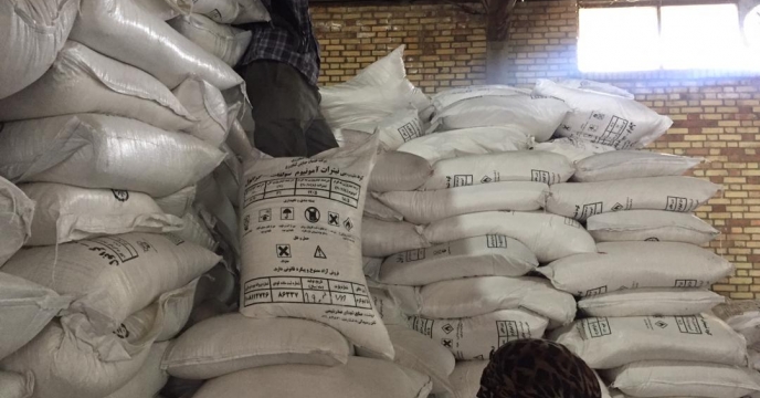  تامین و ارسال مقدار  170 تن انواع کودهای شیمیایی به شهرستان  پیرانشهر 