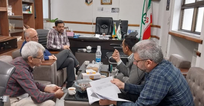 برگزاری جلسه و نشست مدیر ،معاون وکارشناس ماشین ها و ادوات کشاورزی شرکت خدمات حمایتی کشاورزی استان مازندران با رئیس ومعاون مکانیزاسیون جهاد کشاورزی استان