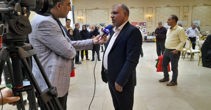 مصاحبه مدیر شرکت خدمات استان تهران با صدا و سیما درهمایش بازاریابی کود استان تهران