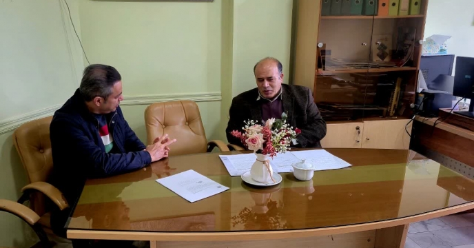 برگزاری جلسه شرکت خدمات حمایتی کشاورزی استان قزوین با رییس اداره مکانیزهاسیون کشاورزی استان 