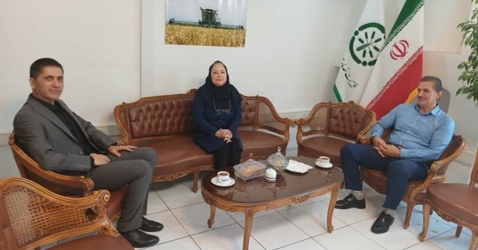 برگزاری جلسه با حضور معاون فنی و کارشناس فنی شرکت خدمات حمایتی کشاورزی استان گلستان در دفتر مدیریت امور ماشین ها و ادوات کشاورزی