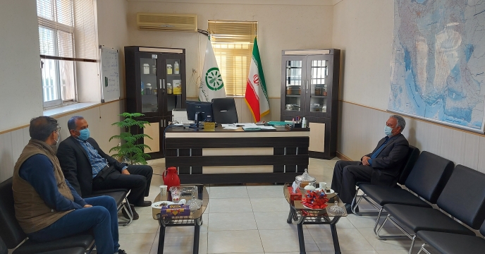 دیدار معاون بهبود توليدات دامی سازمان جهاد کشاورزی استان با مدیر شرکت خدمات حمایتی کشاورزی استان بوشهر