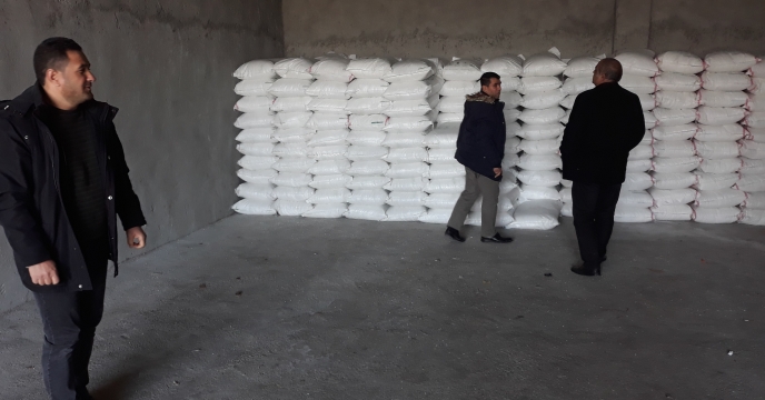 بازدید میدانی از انبارهای ذخیره و توزیع نهاده های کشاورزی کارگزاران شهرستان شاهین دژ