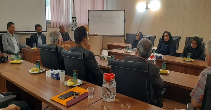 مراسم تکریم از معاون مالی ، اداری و بازرگانی استان تهران و معرفی ذیحساب و مسئول امور مالی جدید