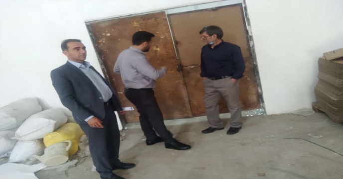 بازدید از محل جدید انبار کارگزاری شهرستان پاکدشت