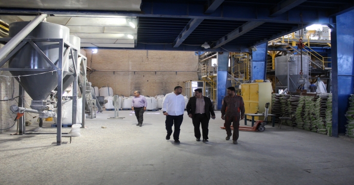 بازدید مدیر از کارخانه توسعه گستر ابرکوه استان یزد 6