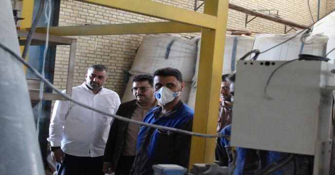 بازدید مدیر از کارخانه توسعه گستر ابرکوه استان یزد 3