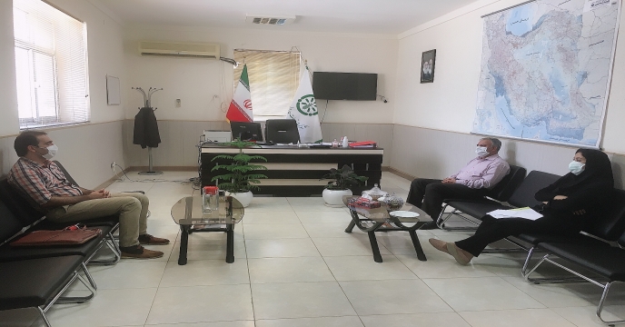 نشست سرپرست شرکت با مدیر عامل شرکت ساران حمل 