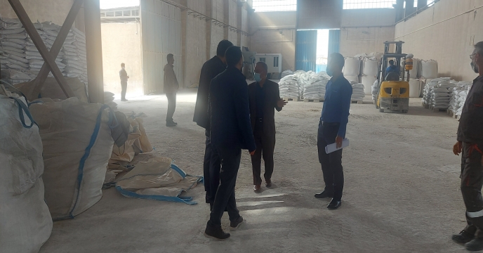 بازدید مدیر شرکت خدمات حمایتی کشاورزی استان بوشهر  از کارخانه تولید کود فسفاته ارکان شیمی جنوب