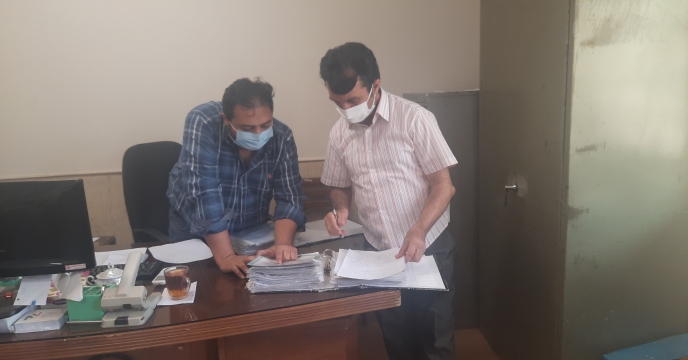 بررسی ضمانت نامه های موجود در شرکت خدمات حمایتی کشاورزی استان یزد توسط هیئت محترم بازرسی