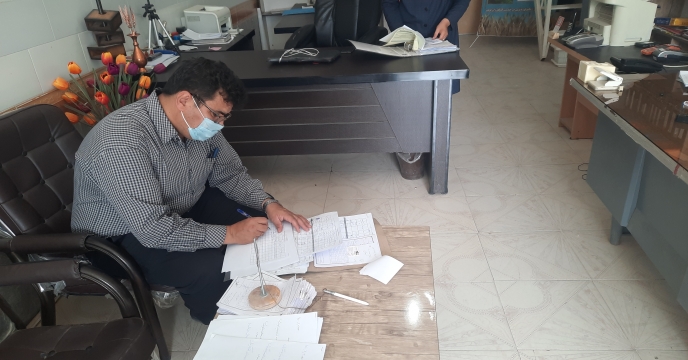 بررسی حواله های کودی کارگزاری شمیم گستر پشتکوه توسط معاونت شرکت خدمات حمایتی کشاورزی استان یزد