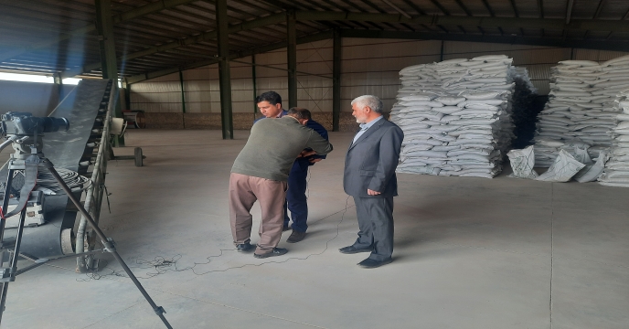 آماده سازی انبار نصرت آباد به منظور افتتاح توسط ریاست محترم جمهوری