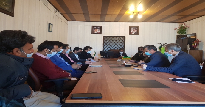 جلسه بررسی پایش مواد کودی در شهرستان قلعه گنج