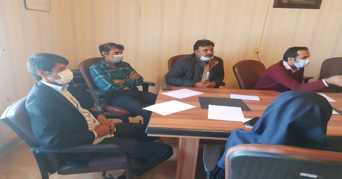 جلسه بررسی پایش مواد کودی در شهرستان قلعه گنج