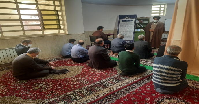 سخنرانی امام جماعت شرکت خدمات حمایتی کشاورزی استان یزد به منظور انتقال مدیریت در یزد