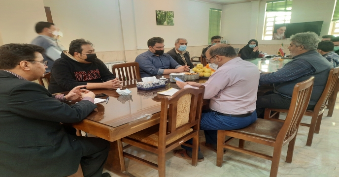 جلسه سرپرست جدید شرکت خدمات حمایتی کشاورزی استان یزد با کارکنان