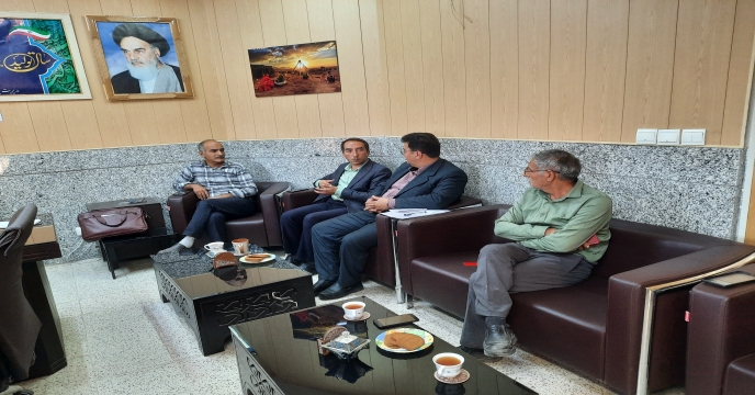 جلسه سرپرست شعبه یزد با مدیر جهاد کشاورزی شهرستان ابرکوه