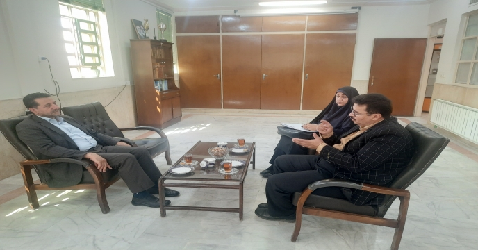 جلسه با ریاست سازمان تعاون روستایی استان یزد