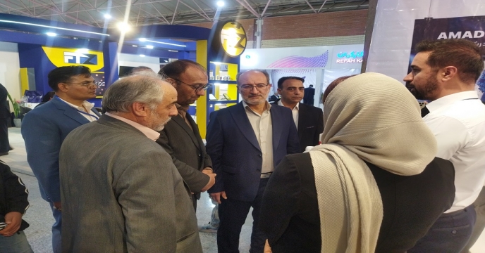 بازدید رئیس سازمان جهاد کشاورزی خراسان جنوبی از غرفه شرکتهای تولیدکننده کود در نمایشگاه فرصتهای سرمایهگذاری ایران و افغانستان
