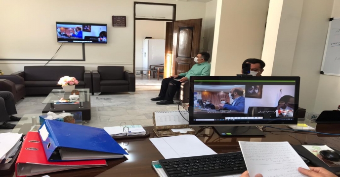 مشارکت مدیر شرکت خدمات حمایتی کشاورزی استان آذربایجان غربی در جلسه آنلاین مدیران در ستاد