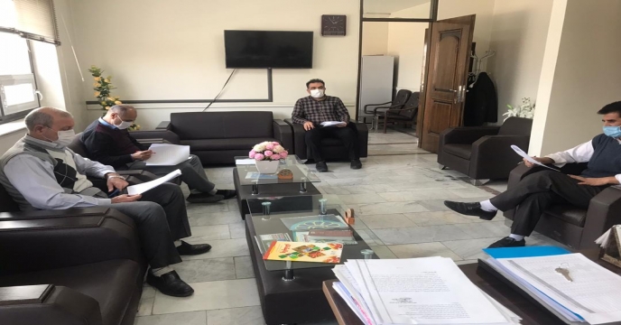 جلسه  مدیر با معاونت اداری مالی و همکاران امور مالی استان آذربایجان غربی