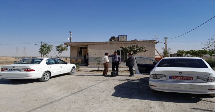 بازدید مهندس سلیمی مشاور محترم مدیر عامل از ستاد جهت بازدید از انبارهای استان مرکزی و عملیات نمونه برداری از کودهای تولید داخلی – مهر ماه 1404