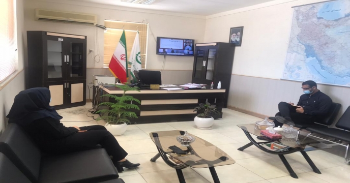 حضور مسؤل و‌ کارشناس روابط عمومی در جلسه ویدئو‌ کنفرانس خبر نویسی 