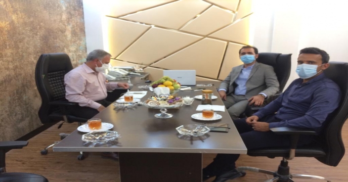نشست مشترک مدیر شرکت خدمات حمایتی کشاورزی استان بوشهر با مدیرعامل پیمانکار منتخب عسلویه(ساران حمل)