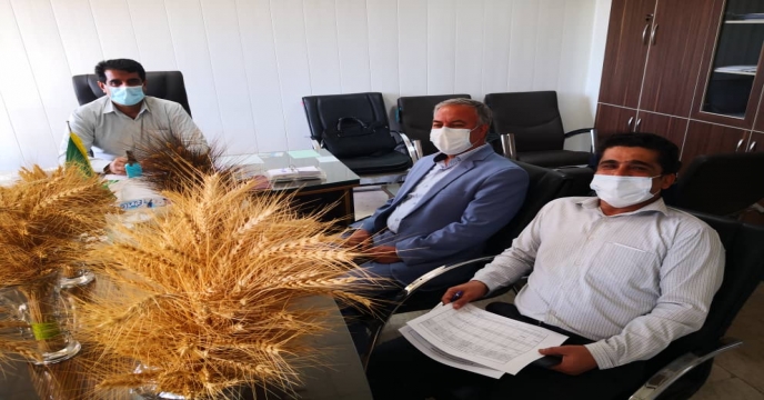 نشست مشترک مدیر شرکت خدمات حمایتی کشاورزی استان بوشهر با مدیر زراعت سازمان جهاد کشاورزی استان بوشهر 