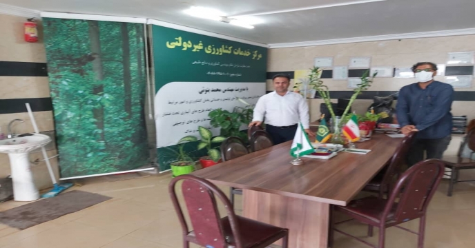 بازدید گروه پایش از کارگزاری خدمات کشاورزی ( مهندس محمد بنوئی) شهر عسلویه