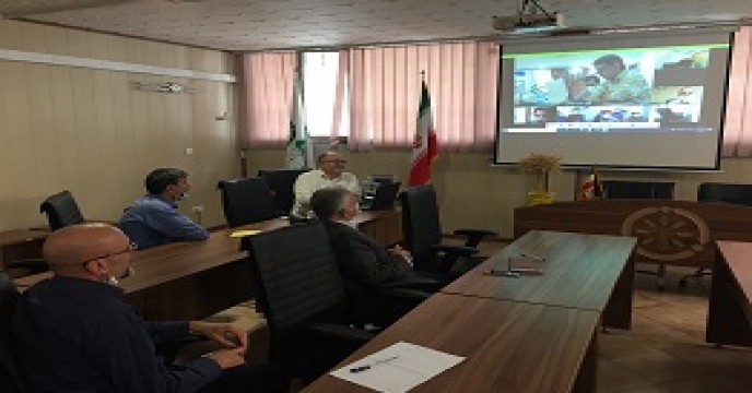 جلسه آموزشی پایش کودی از طریق ویدئو کنفرانس