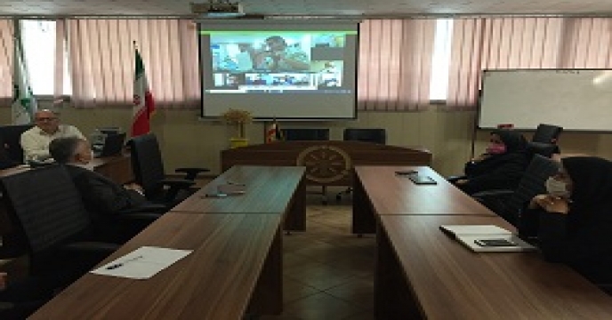 جلسه آموزشی پایش کودی از طریق ویدئو کنفرانس