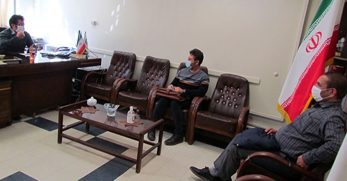 جلسه با پیمانکار حمل شرکت خدمات حمایتی کشاورزی استان همدان