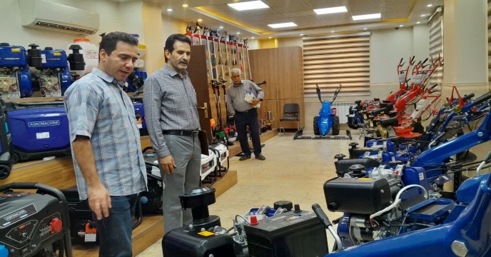 بازدید کارشناس فنی ماشین آلات و اداوت کشاورزی استان مرکزی از شرکت آگرو اراک . تولید کننده اداوات و ماشین آلات کشاورزی