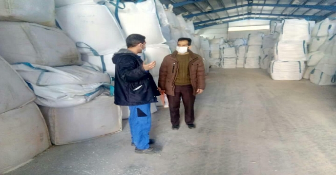 بازدید از کارخانه داخلی تولید کود شیمیایی طرف قرار داد شهرستان ساوه – دیماه 1399 استان مرکزی