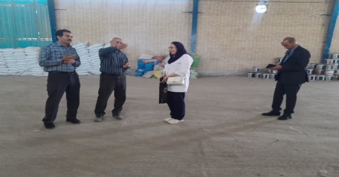 بازدید از کارگزاری کود کشاورزی یارانه ای شهرستان اراک . شرکت تعاونی روستایی مرزیجران 