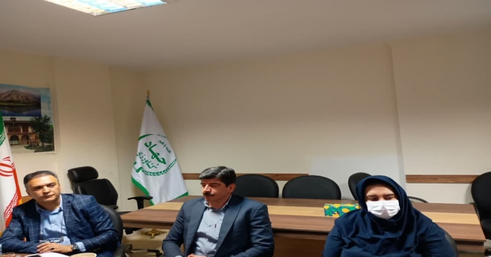 نشست هماهنگی توزیع کود با حضور رئیس سازمان جهاد کشاورزی استان قزوین  در شرکت خدمات حمایتی کشاورزی استان قزوین