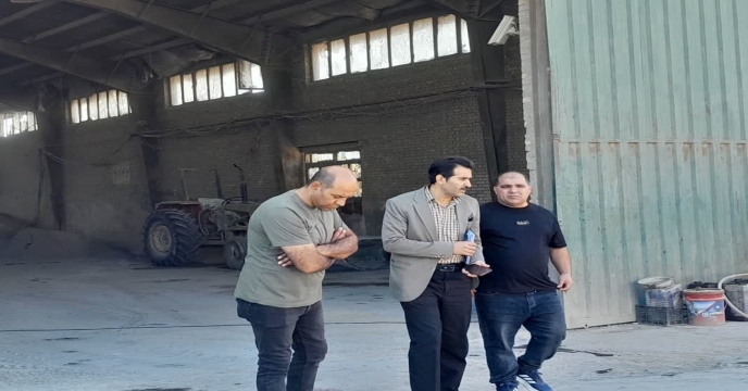بازدید از کارخانه شرکت تفاهم نامه ای کود ، شرکت فرایند صنعت در شهرستان ساوه