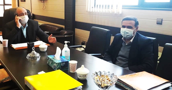 جلسه با رئیس شورای اسلامی شهر استان همدان درخصوص مشکلات موجود شرکت خدمات حمایتی کشاورزی همدان با شهرداری