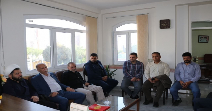 دیدار رئیس سازمان جهاد کشاورزی با کارکنان حراست و حضور حراست شرکت خدمات حمایتی کشاورزی استان مرکزی