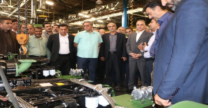بازدید معاون امور زراعت وزارت جهاد کشاورزی از شرکت کمباین‌سازی اراک