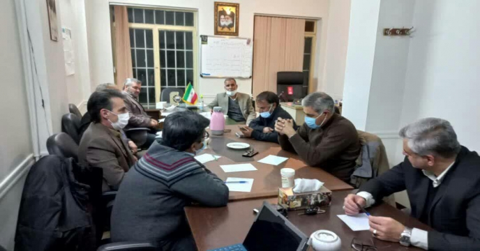 جلسه کارگروه کشاورزی در محل دفتر نماینده محترم اراک در مجلس شورای اسلامی جناب مهندس آقای آصفری