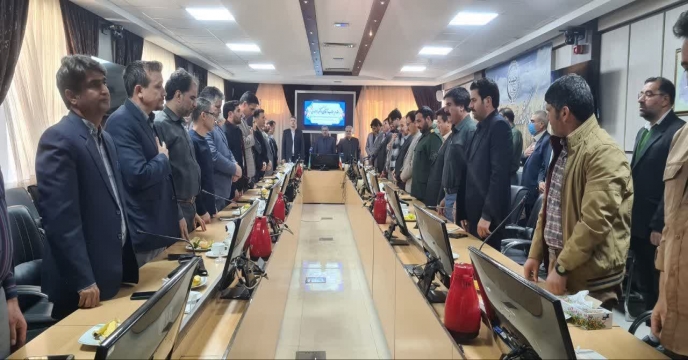 حضور مهندس نظام دوست درجلسه معارفه مدیرکل امور عشایری استان خراسان شمالی 