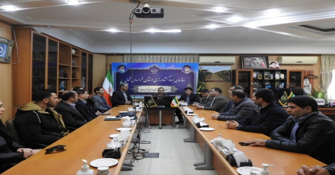 دیدارمدیریت و کارکنان شرکت خدمات حمایتی کشاورزی خراسان شمالی  با مهندس اسماعیل محمود آبادی رئیس جدید سازمان جهاد کشاورزی خراسان شمالی 